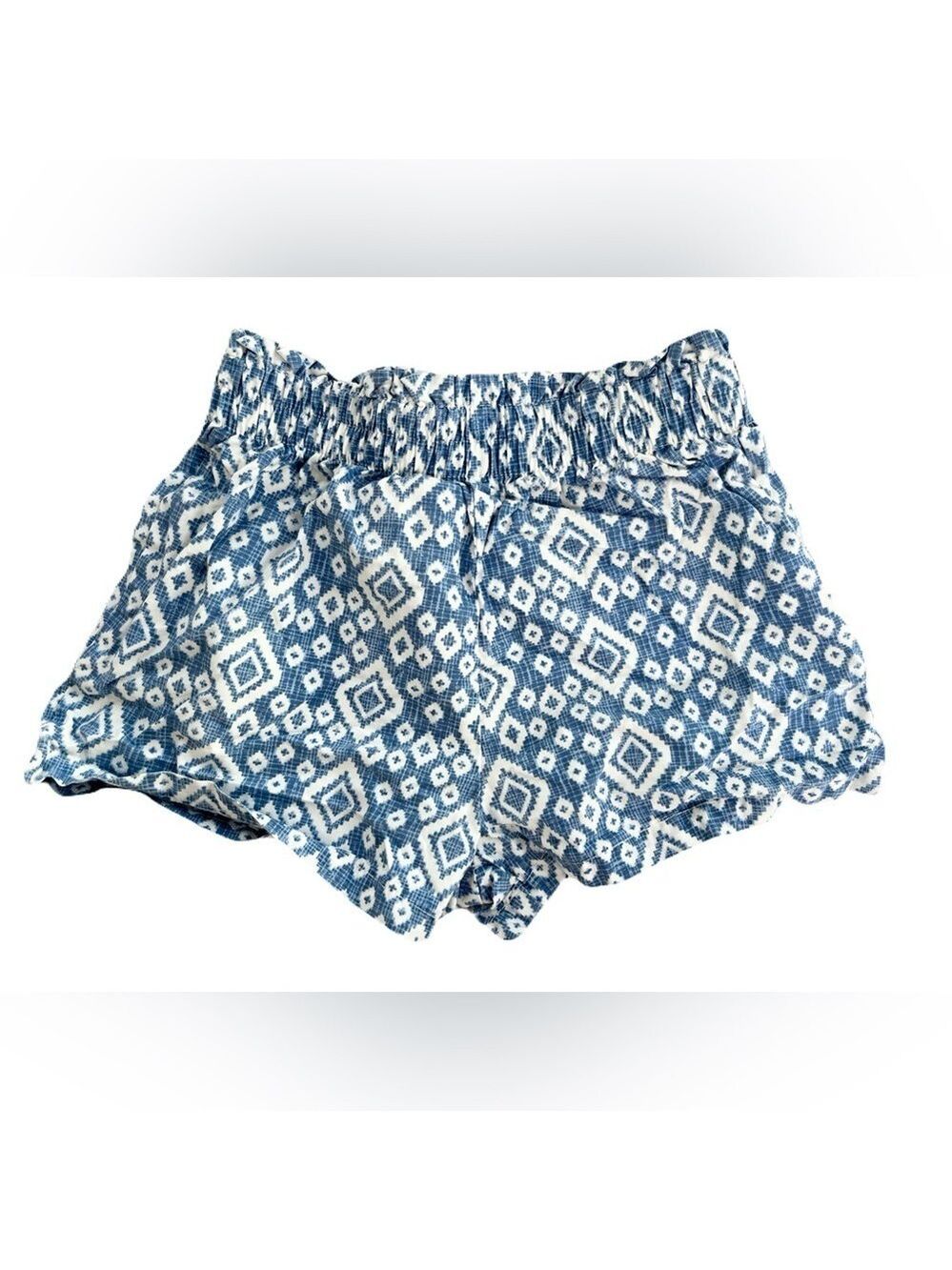 🩵 4/$20 Lucky Brand Blue and White Geometric Kids Shorts